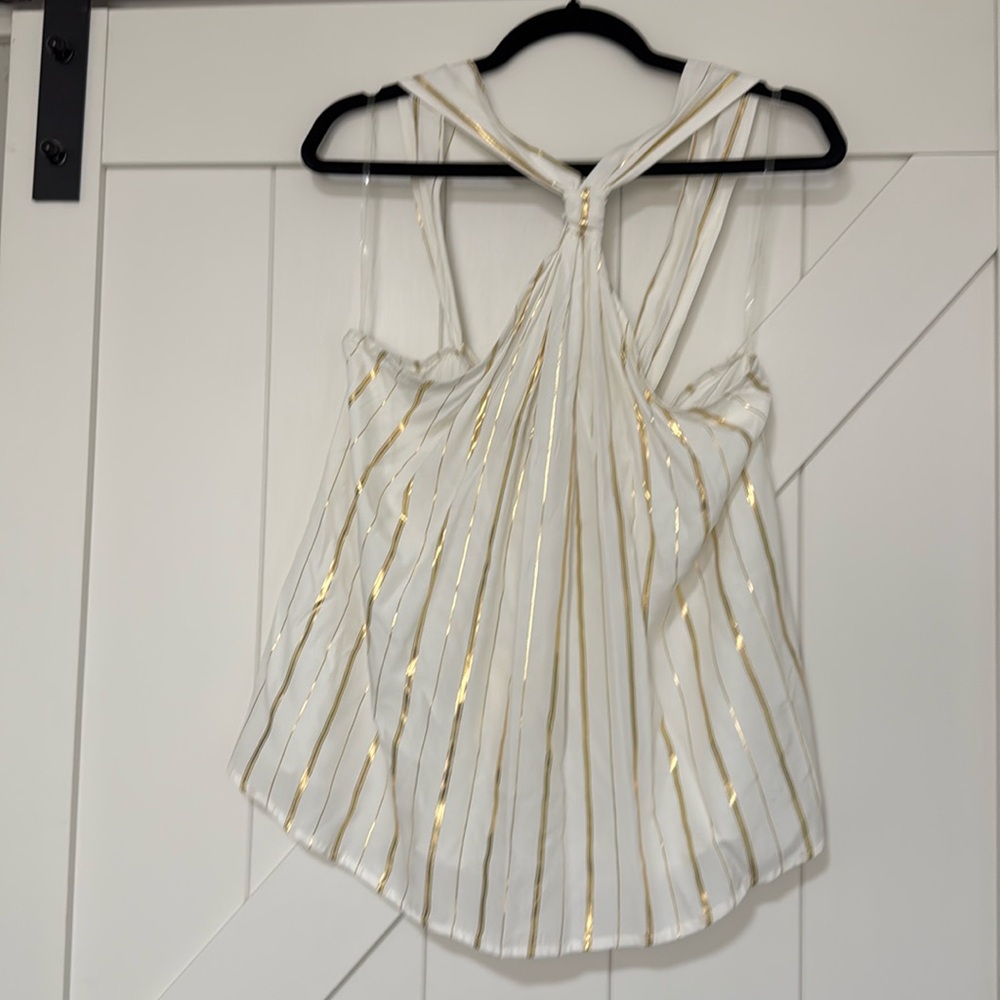 White and Gold tank